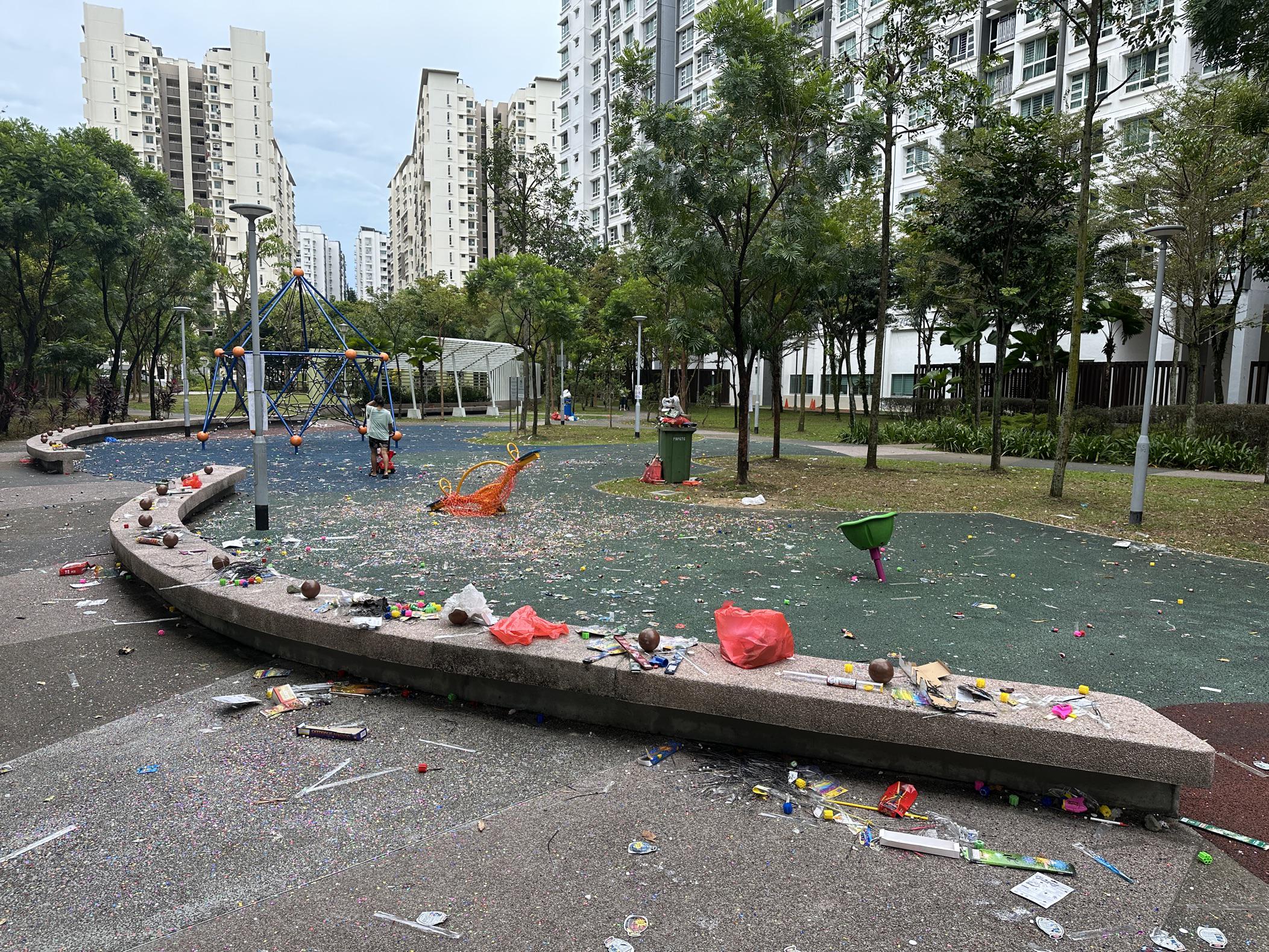 Irresponsible Celebration at Punggol Yesterday